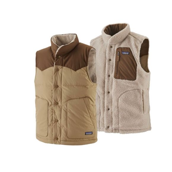 Patagonia Other - Patagonia reversible bivy down vest  L in beige